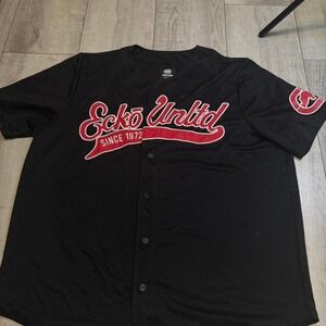Vintage Ecko Unltd. black baseball jersey Men's Size 3XL